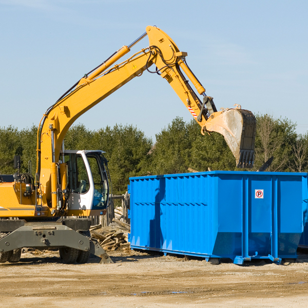 what kind of customer support is available for residential dumpster rentals in Hokes Bluff